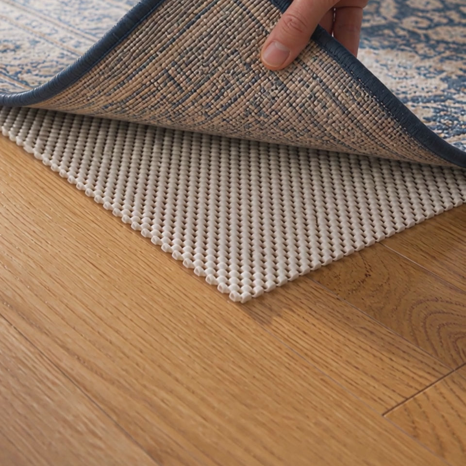 Veken Rug Pad Gripper for Hardwood Floors, Thick Non Slip Rug Pads for Area Rugs-2