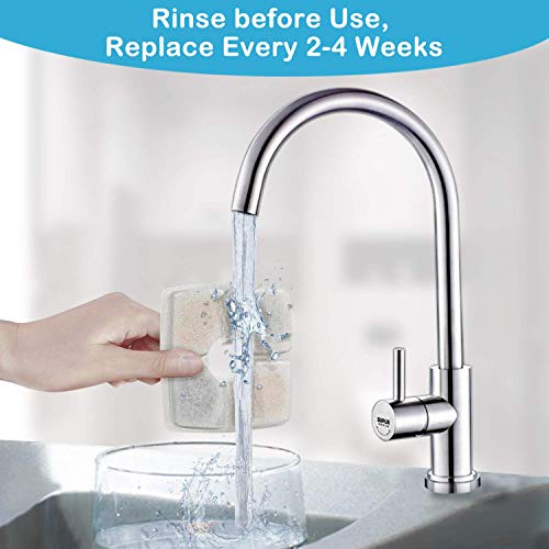 Veken 8 Pack Replacement Filters for Automatic Pet Fountain Cat Water Fountain Dog Water Dispenser - aborderproducts