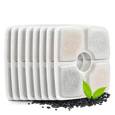 Veken 8 Pack Replacement Filters for Automatic Pet Fountain Cat Water Fountain Dog Water Dispenser - aborderproducts