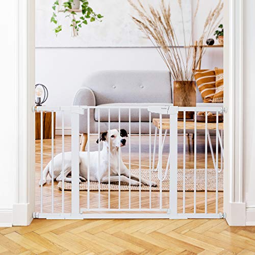 Baby Gate Extra Wide | 29.5"-51.6" | White | Cumbor-zoom-